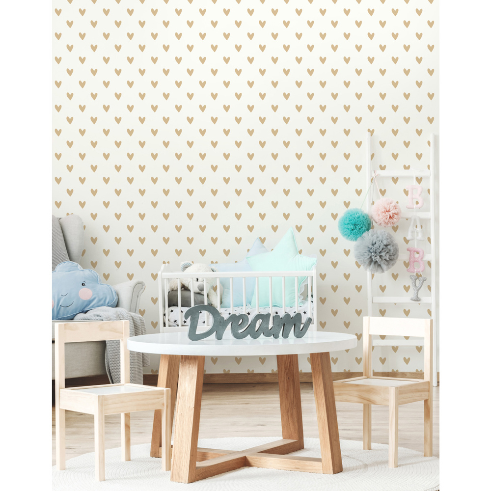 RM - HEART SPOT PEEL & STICK WALLPAPER