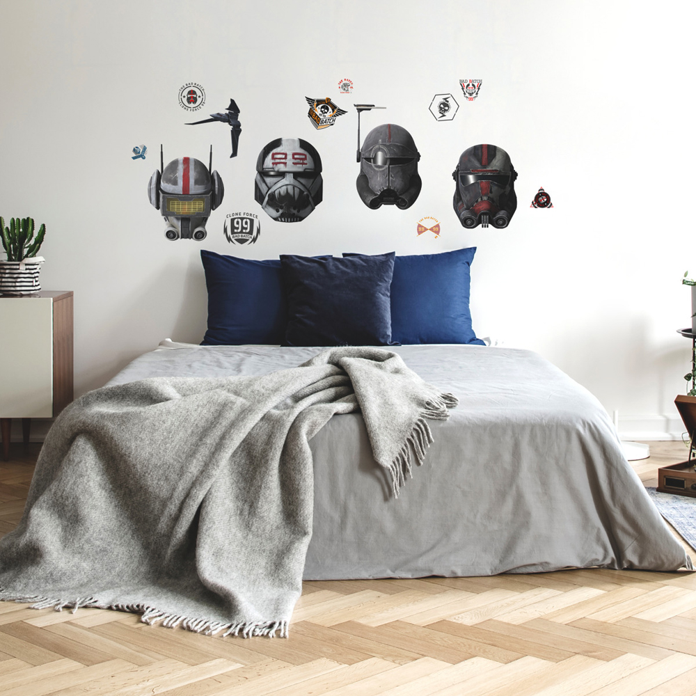 RM - BAD BATCH HELMETS PEEL AND STICK GIANT WALL DECAL