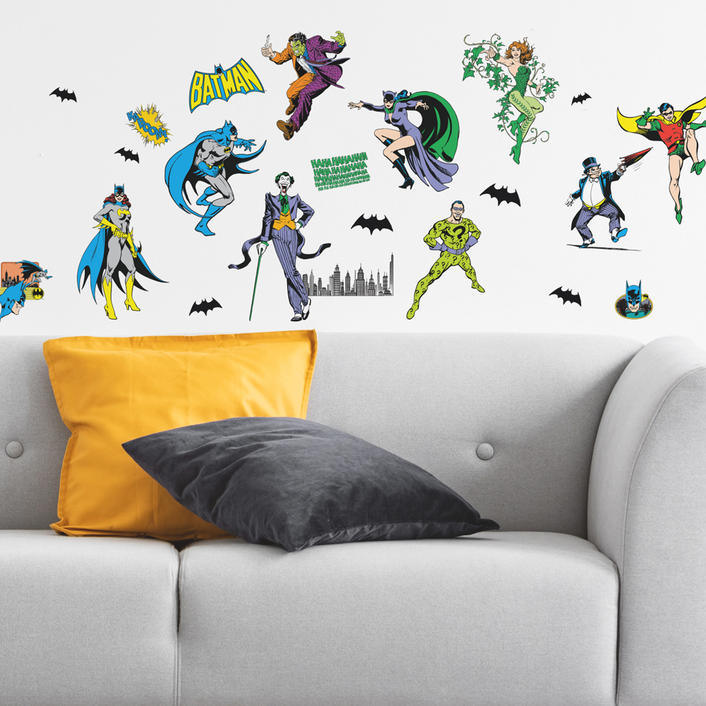 RM - BATMAN VILLAINS PEEL AND STICK WALL DECALS