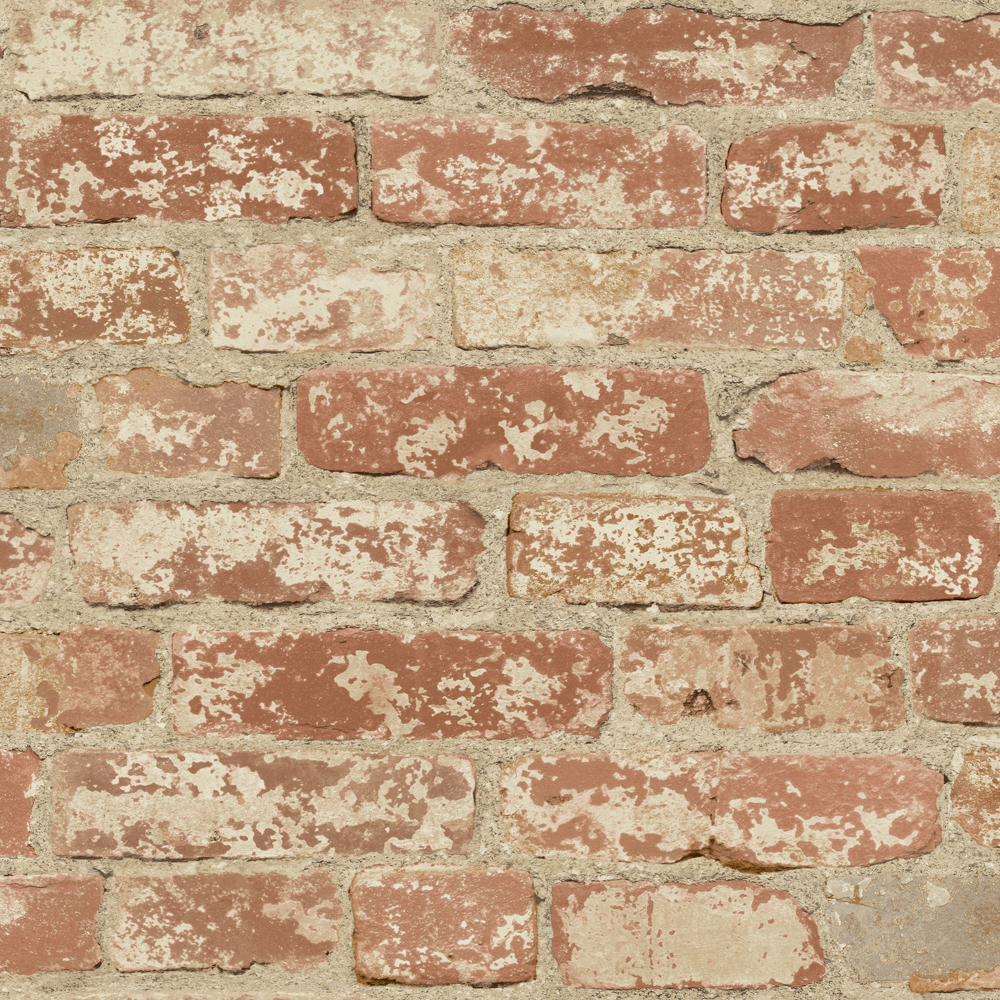 RM - PEEL & STICK Wallpaper - Backstein rot