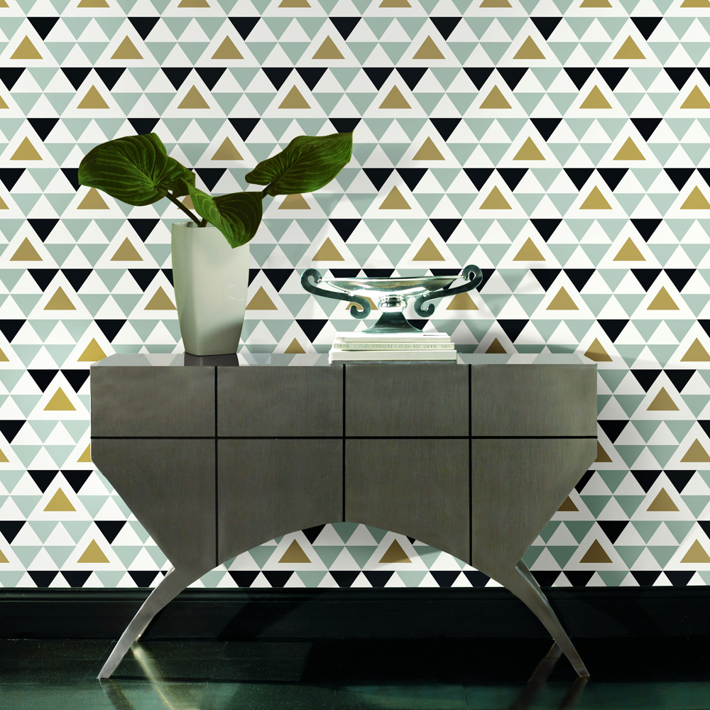 RM - GEOMETRIC TRIANGLE PEEL & STICK WALLPAPER