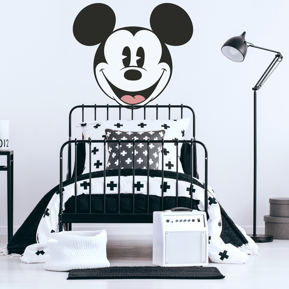 RM - CLASSIC MICKEY HEAD XL PEEL AND STICK WALL DECAL