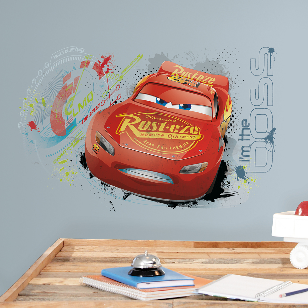 RM - CARS 3 LIGHTNING MCQUEEN PEEL AND STICK WALL GRAPHIC