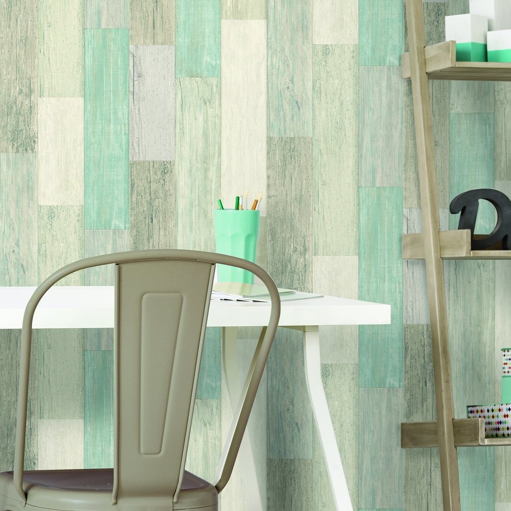 RM - COASTAL WEATHERED PLANK PEEL & STICK WALLPAPER
