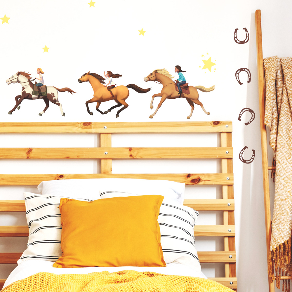 RM - DREAMWORKS SPIRIT PEEL AND STICK WALL DECALS 