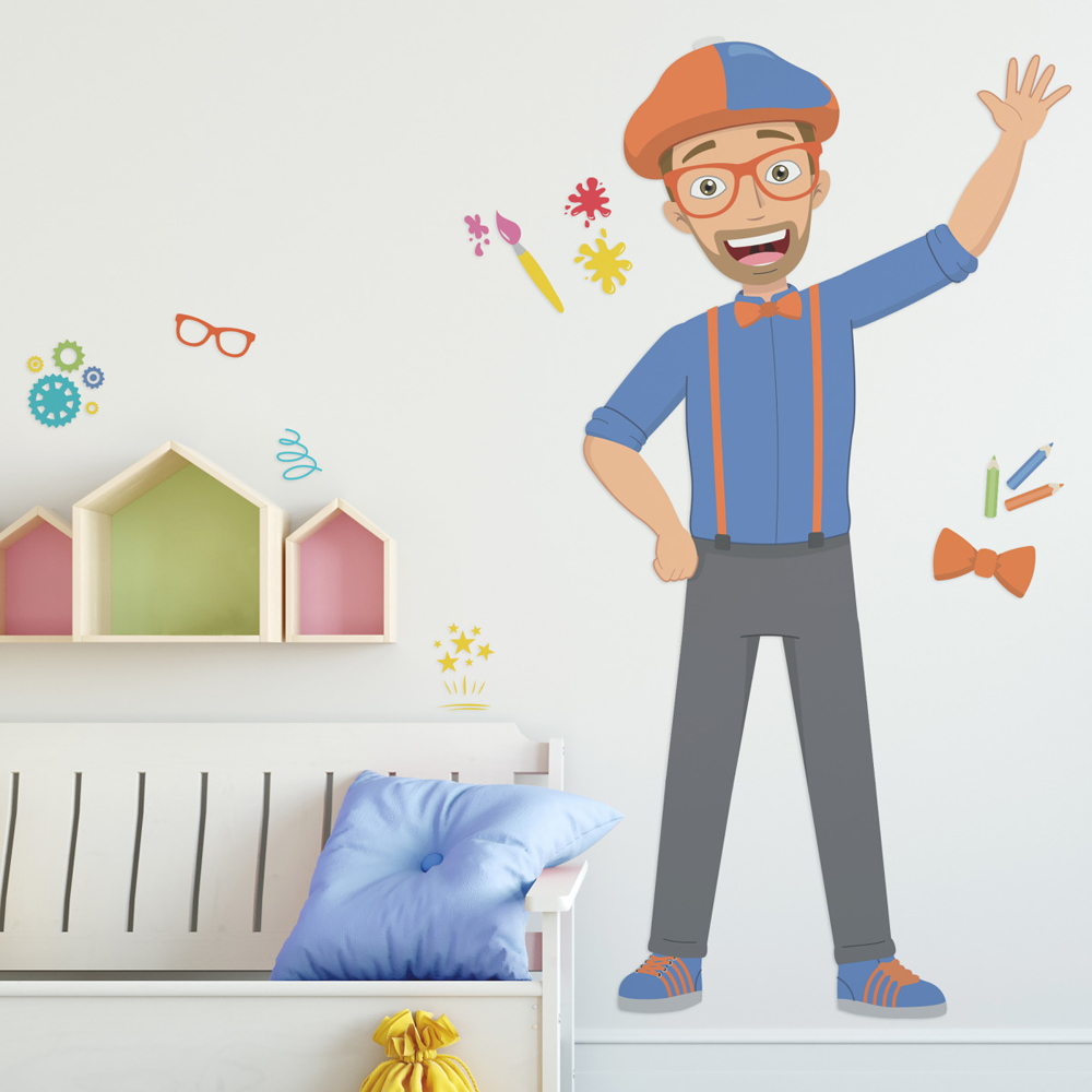 RM - BLIPPI PEEL AND STICK GIANT WALL DECALS