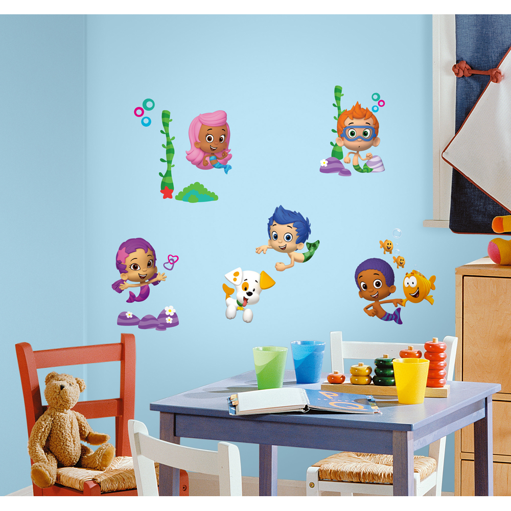 RM - BUBBLE GUPPIES PEEL AND STICK WALL DECALS